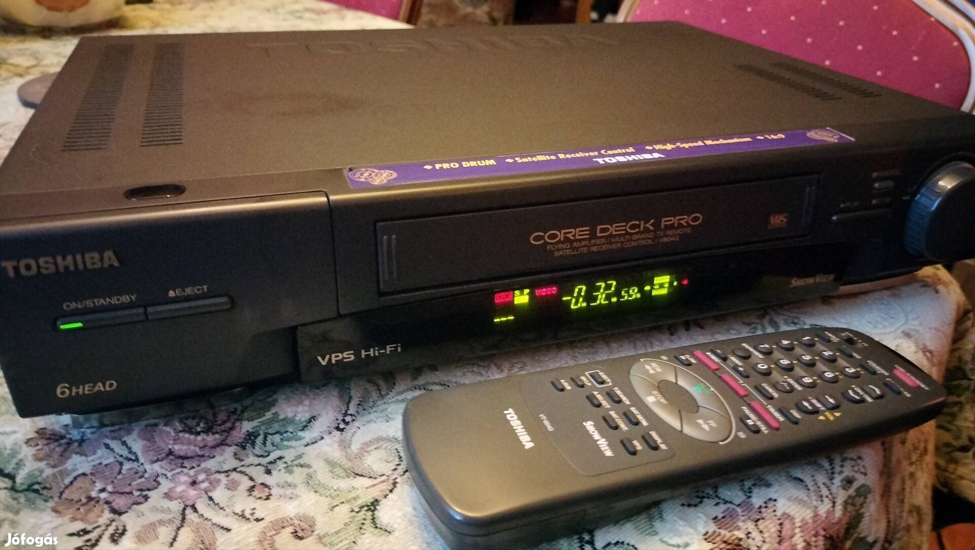 Toshiba Hi-Fi Stereo Videó Recorder 