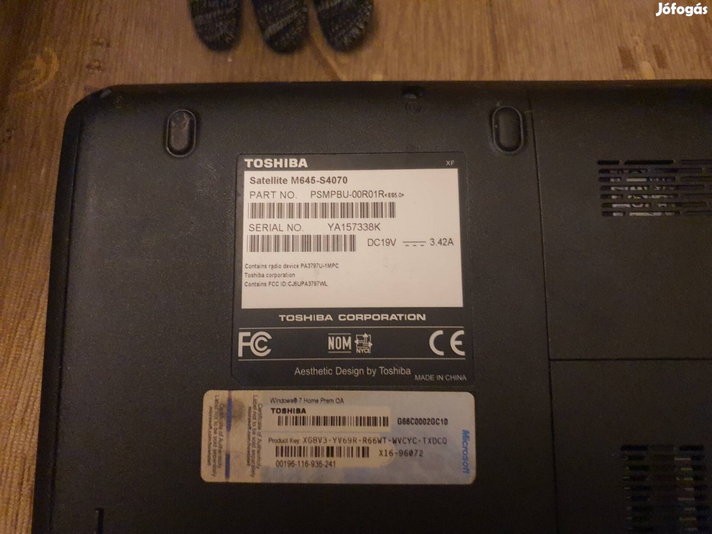 Toshiba M645 Laptop