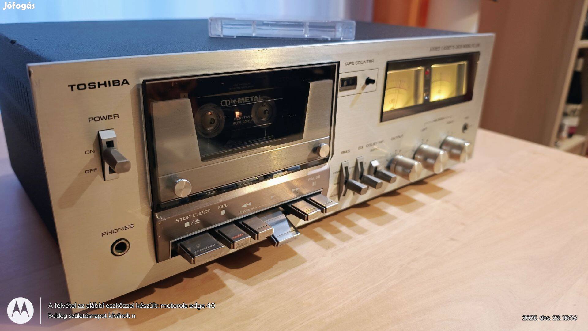 Toshiba PC 335 magnó deck