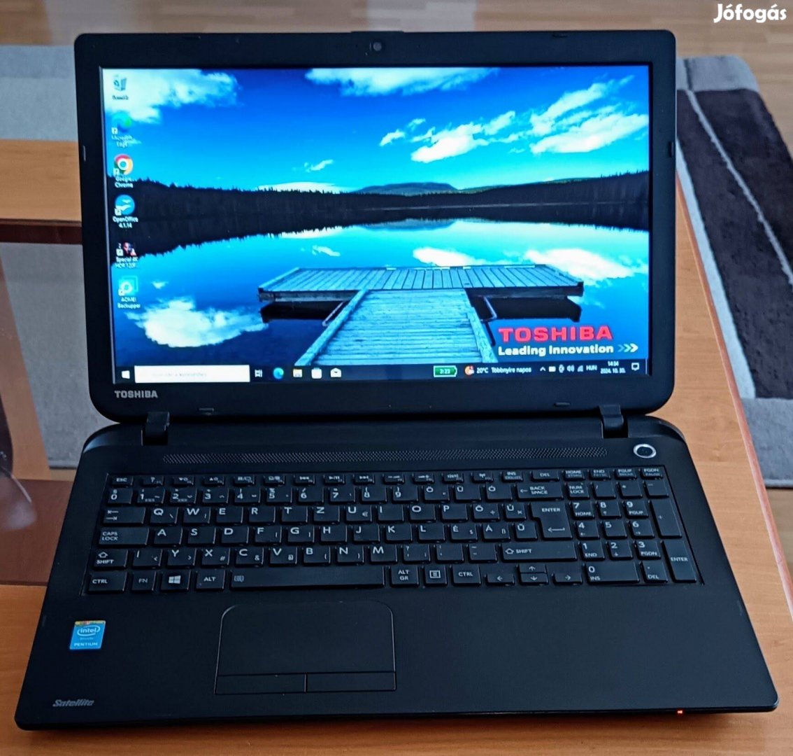 Toshiba Satellite C50-B laptop,wifi-kamera-bluetooth-HDMI, jó aksi!