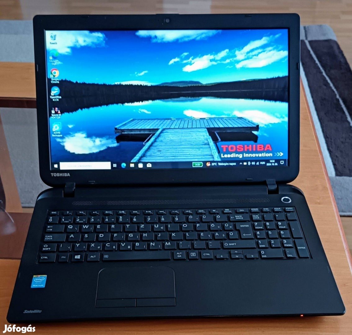 Toshiba Satellite C50-B laptop,wifi-kamera-bluetooth-HDMI, jó aksi!