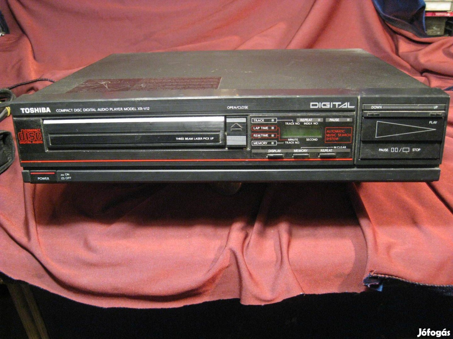 Toshiba XR-V12 cd játszó 1986-ból