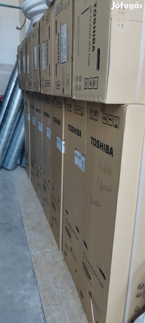 Toshiba hőszivattyú 3 fázis 14/16 kw 