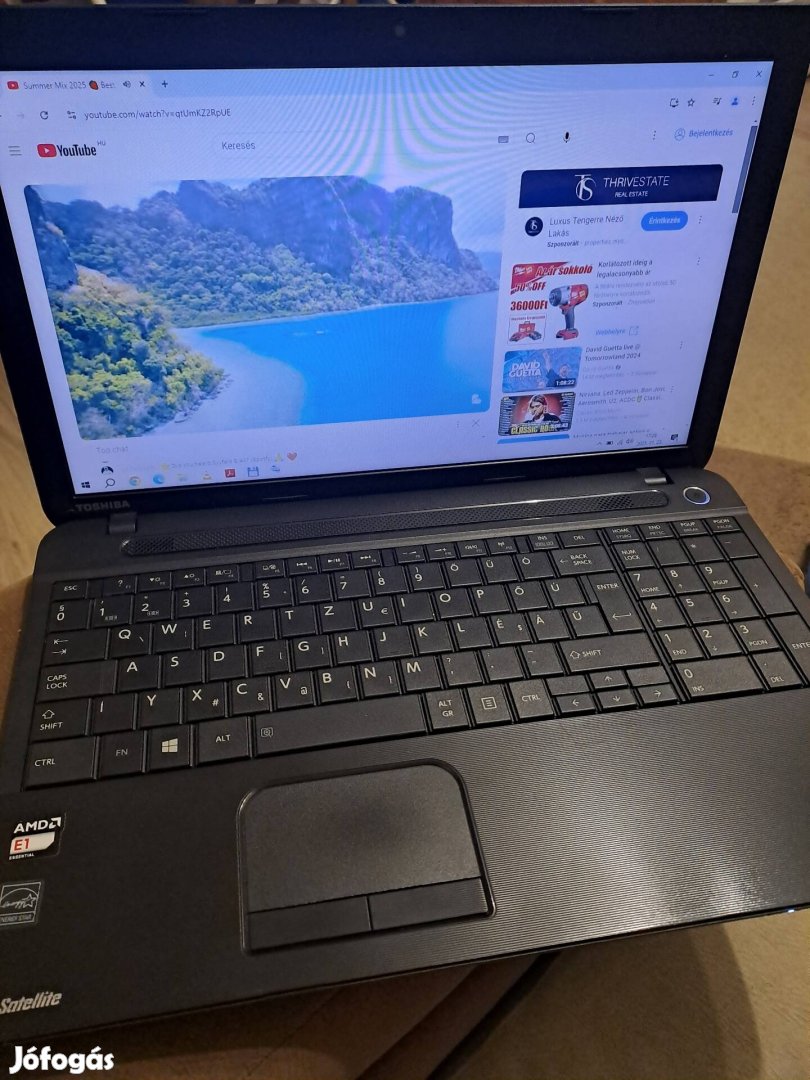 Toshiba laptop eladó 