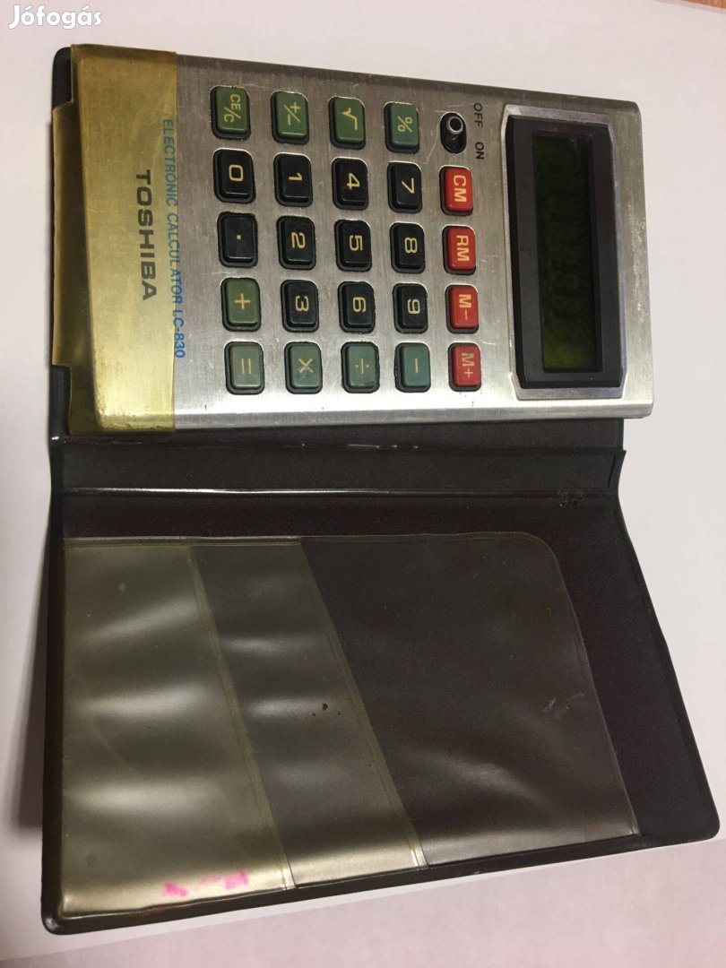 Toshiba vintage számológép