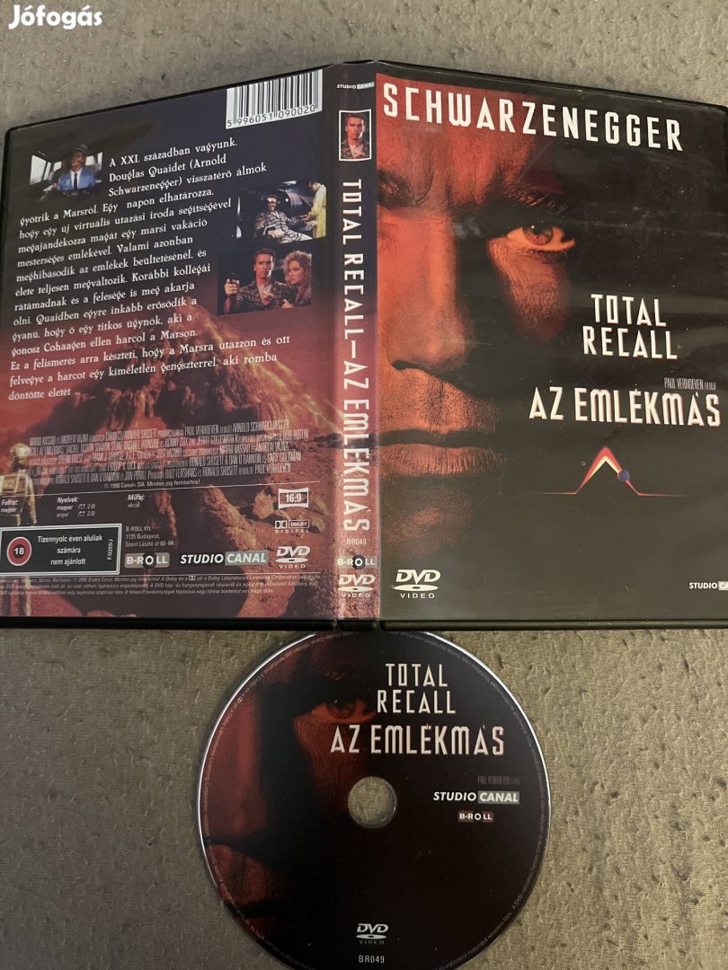 Total recall az emlékmás dvd