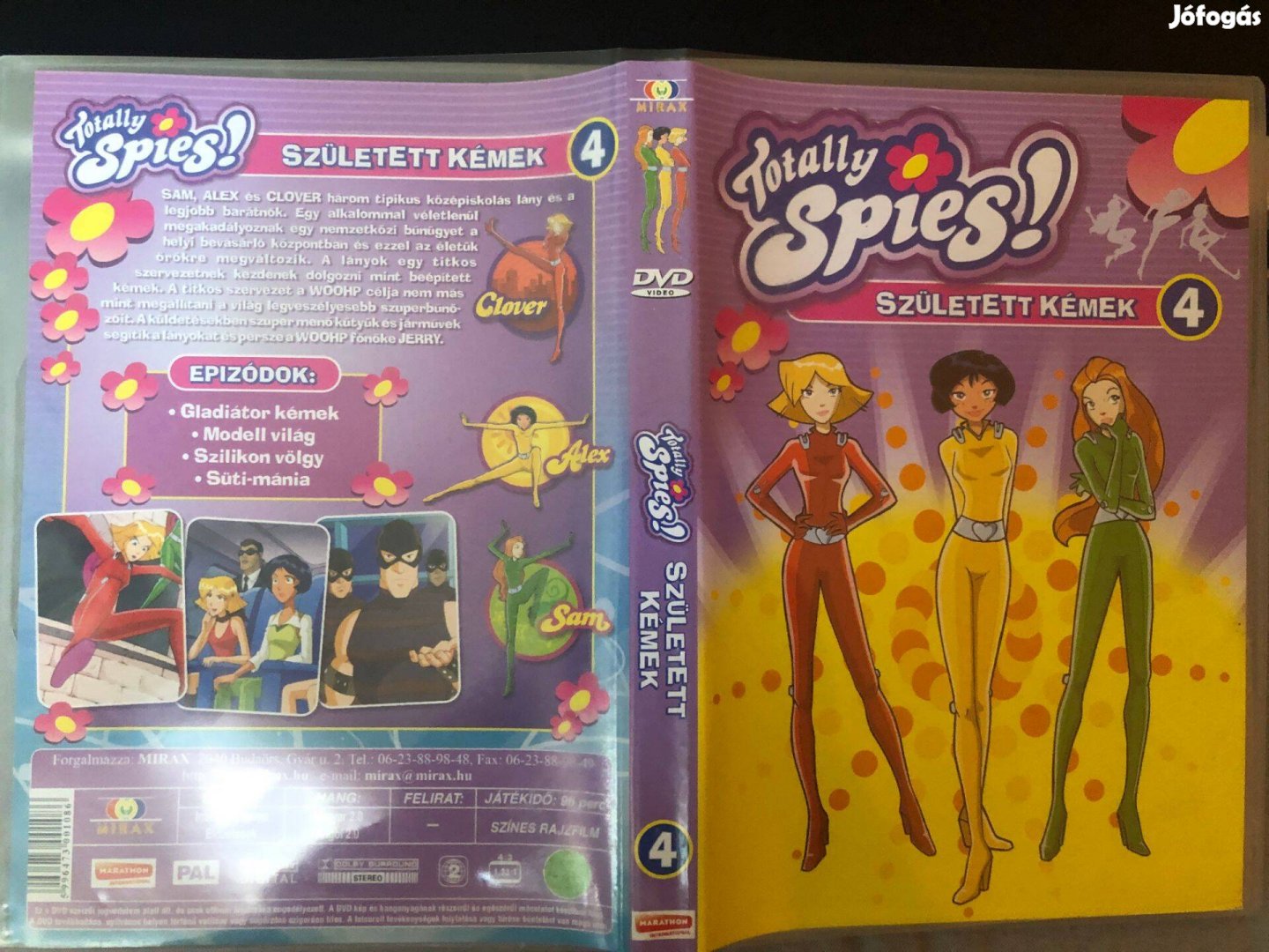 Totally Spies Született kémek DVD 2 db egyben