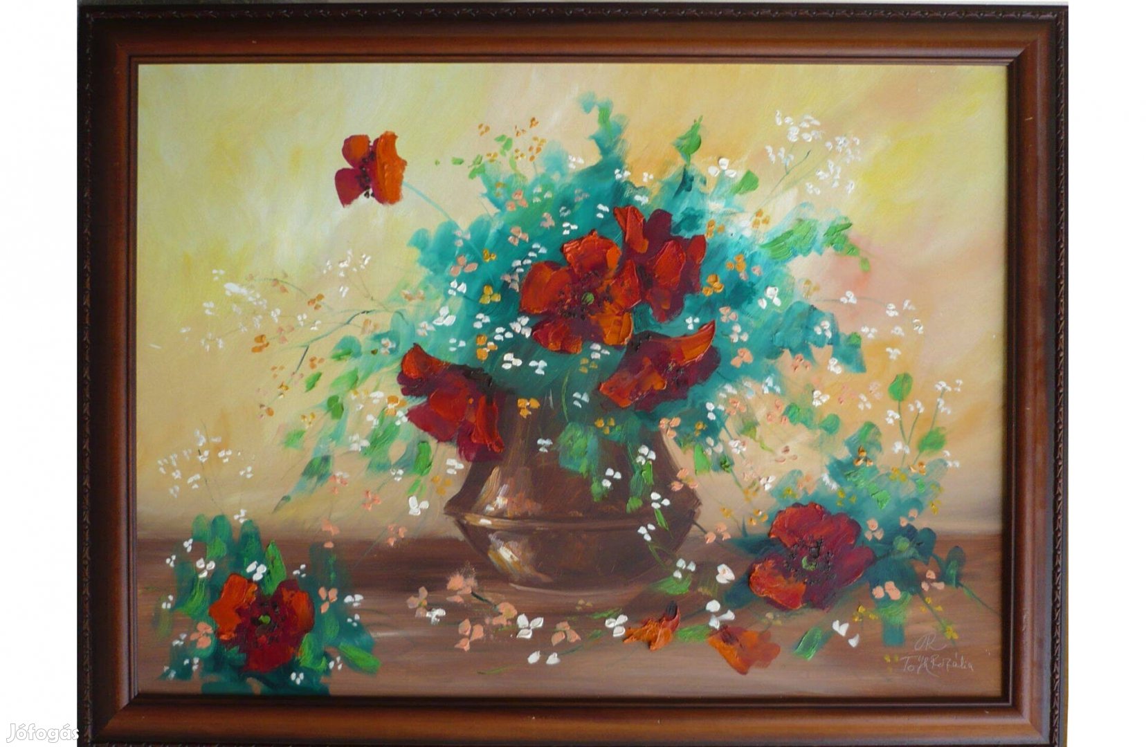 Tóth Rozália: Csendélet, 60x80 cm