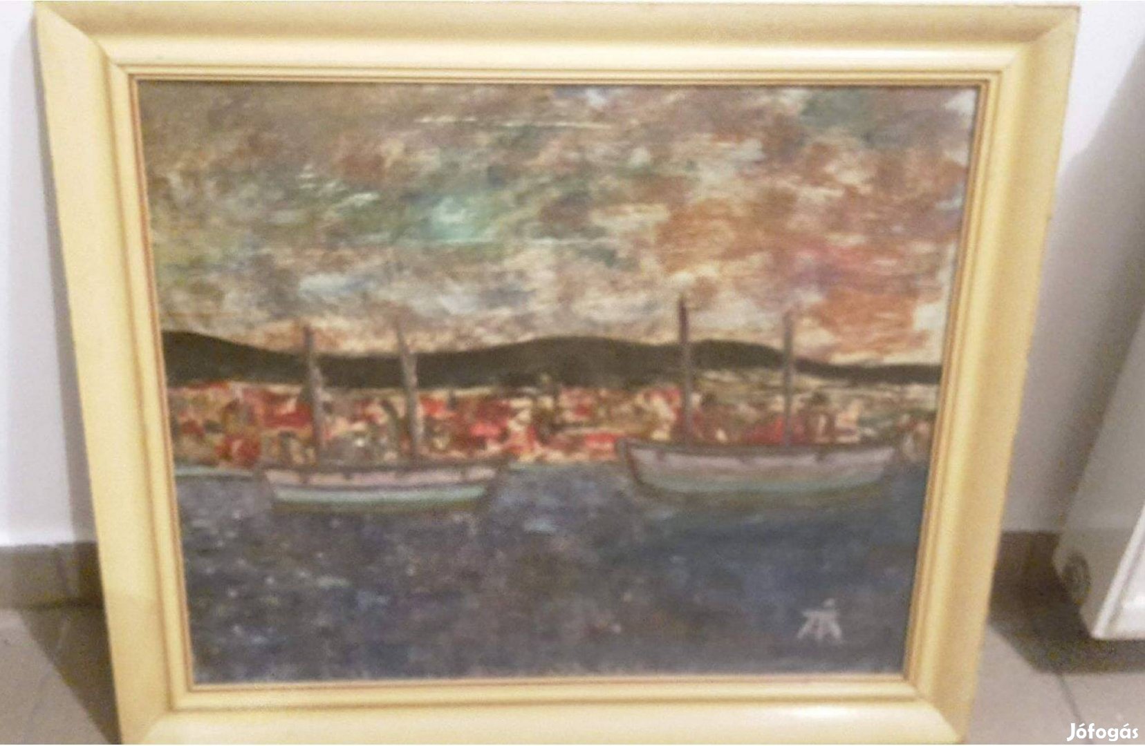 Tóth-Vissó Árpád - Táj árbocosokkal