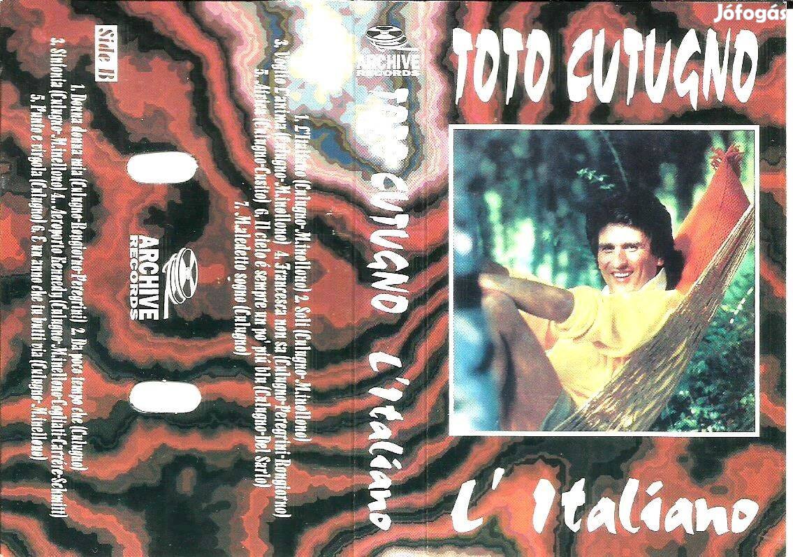 Toto Cutugno híres dalai kazettán-újszerű minőségben