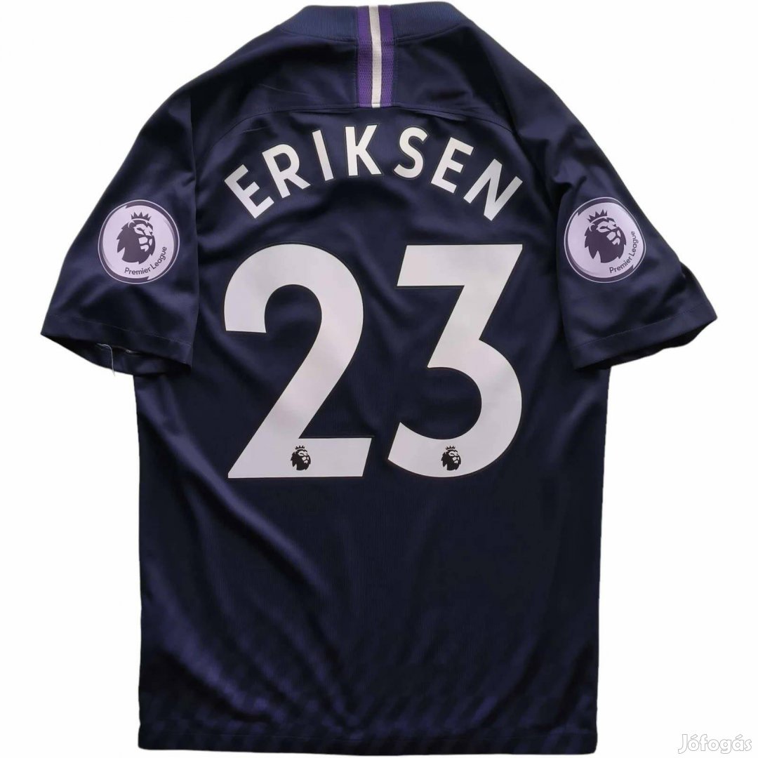 Tottenham Hotspur 2019-20 Nike vendég Christian Eriksen foci mez S-es