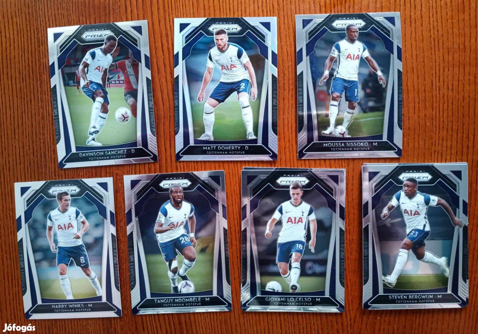 Tottenham Hotspur focis base kártyák Premier League Prizm 2020-21