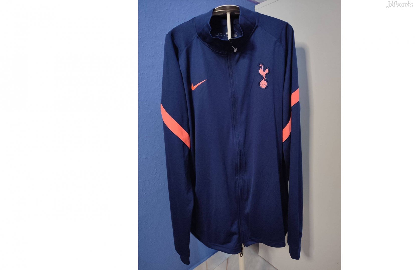Tottenham Hotspur sötétkék eredeti Nike cipzáras felső (L)