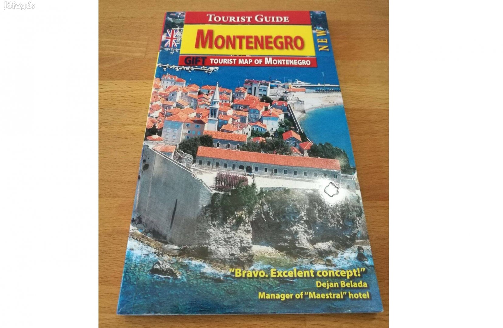 Tourist Guide: Montenegro - útikönyv térképpel, használt,szép állapotú
