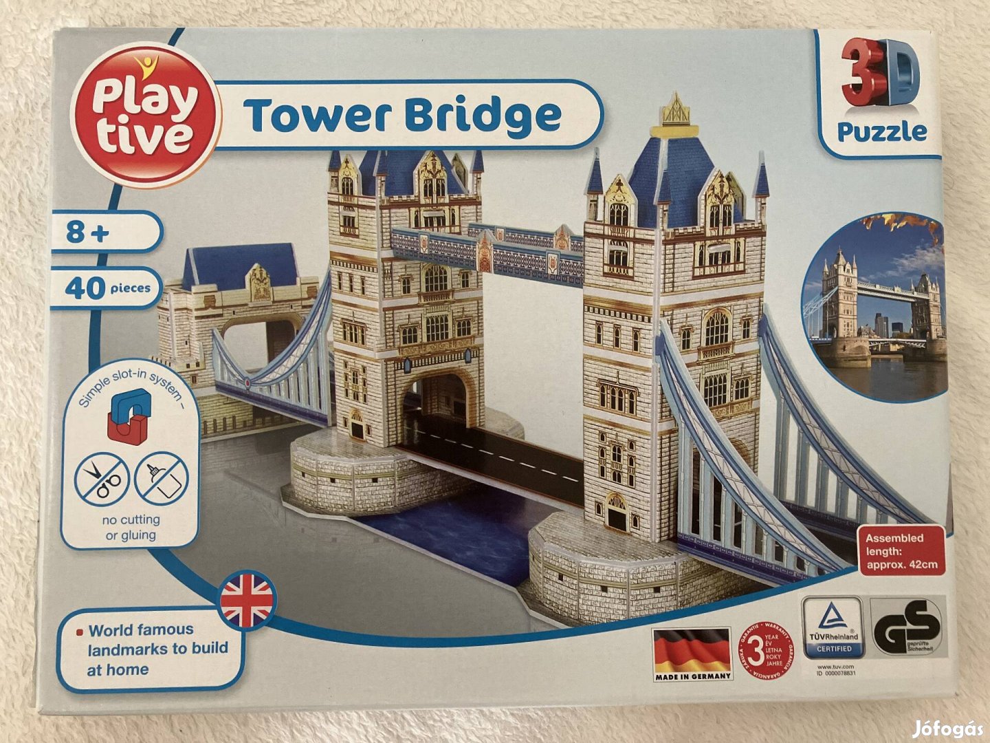 Tower bridge 3D puzzle kirakó