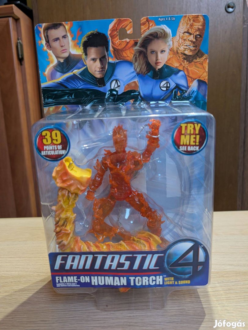 Toy Biz Fantastic4 Human Torch figura bontatlanul eladó