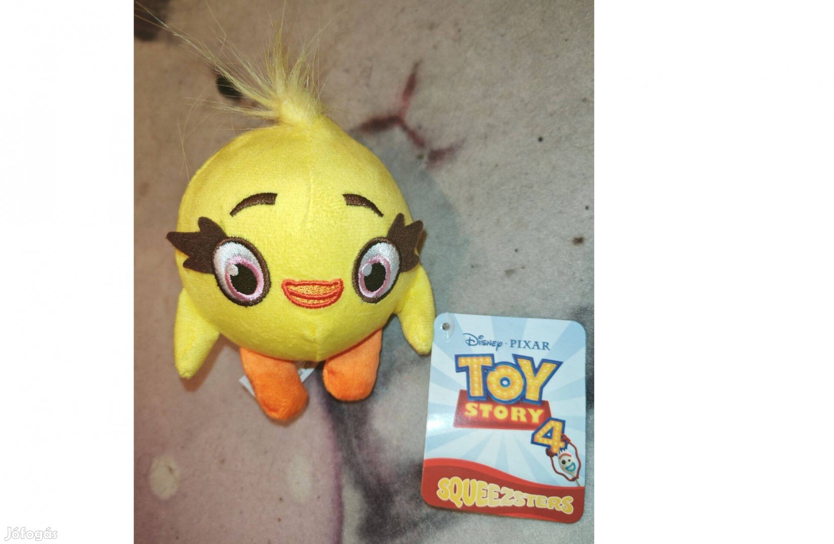 Toy Story 4. Kacsa Disney plüss kulcstartó stresszlabda
