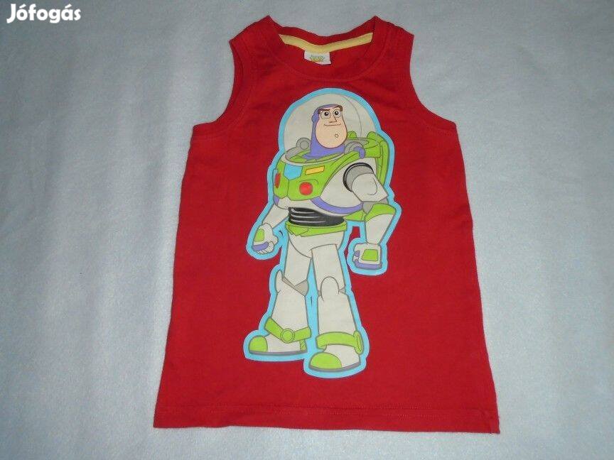 Toy Story Buzz mintás piros ujjatlan póló 4-5 évesre (méret 110)