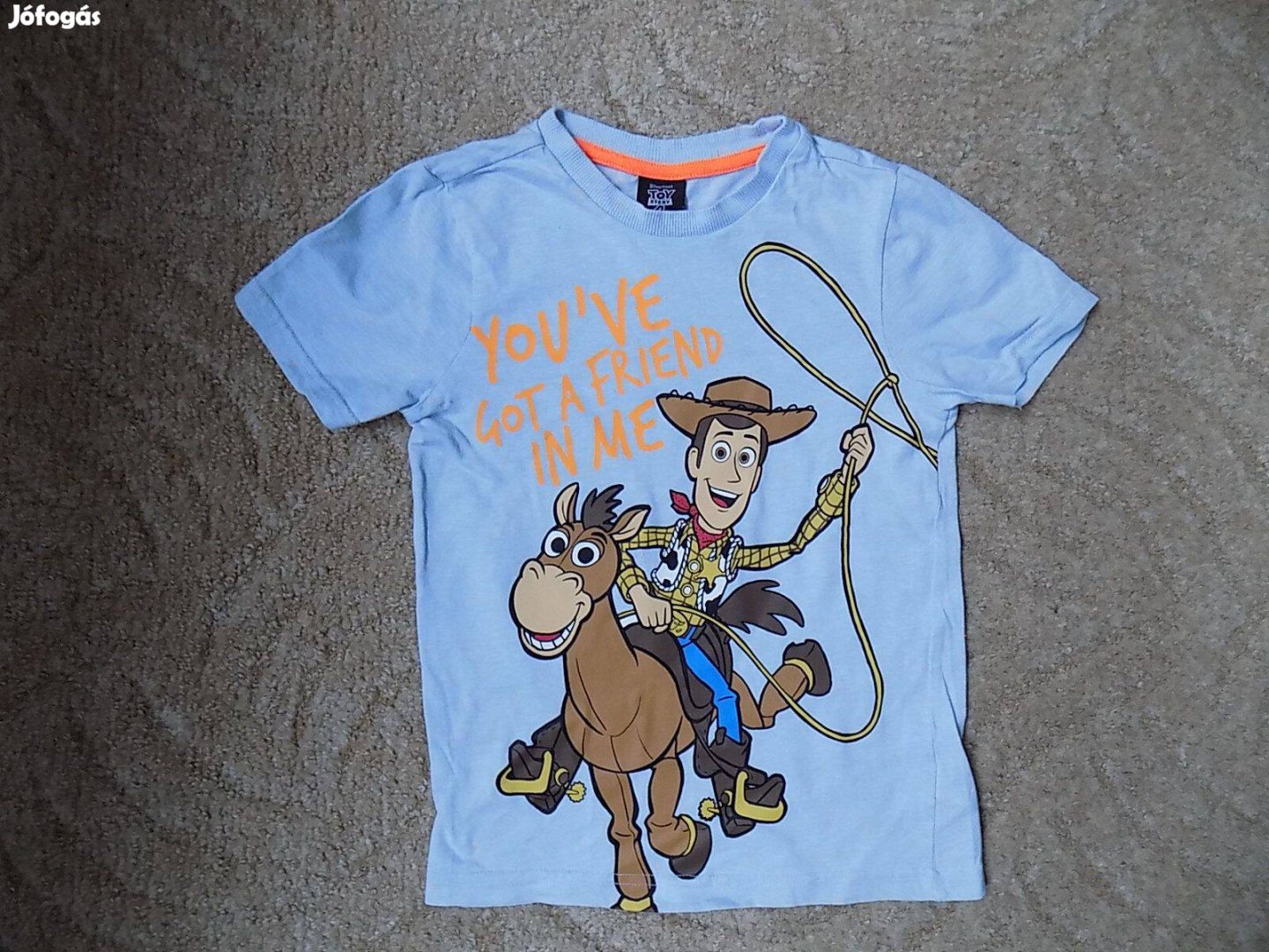 Toy Story mintás póló, 6-7 évesre