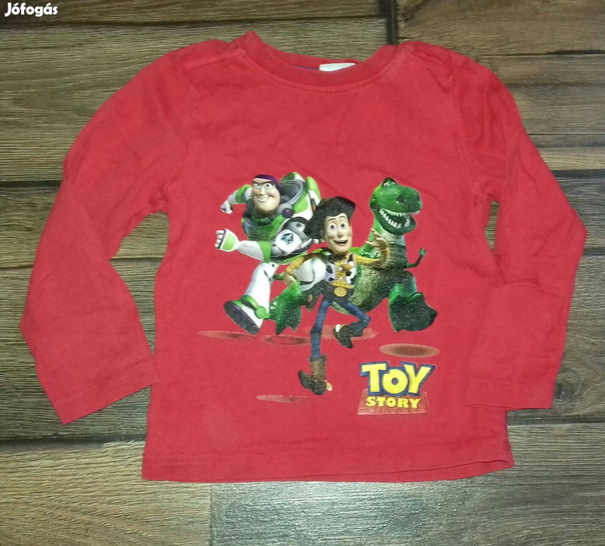 Toy Story piros felső, Miniclub, 80-86