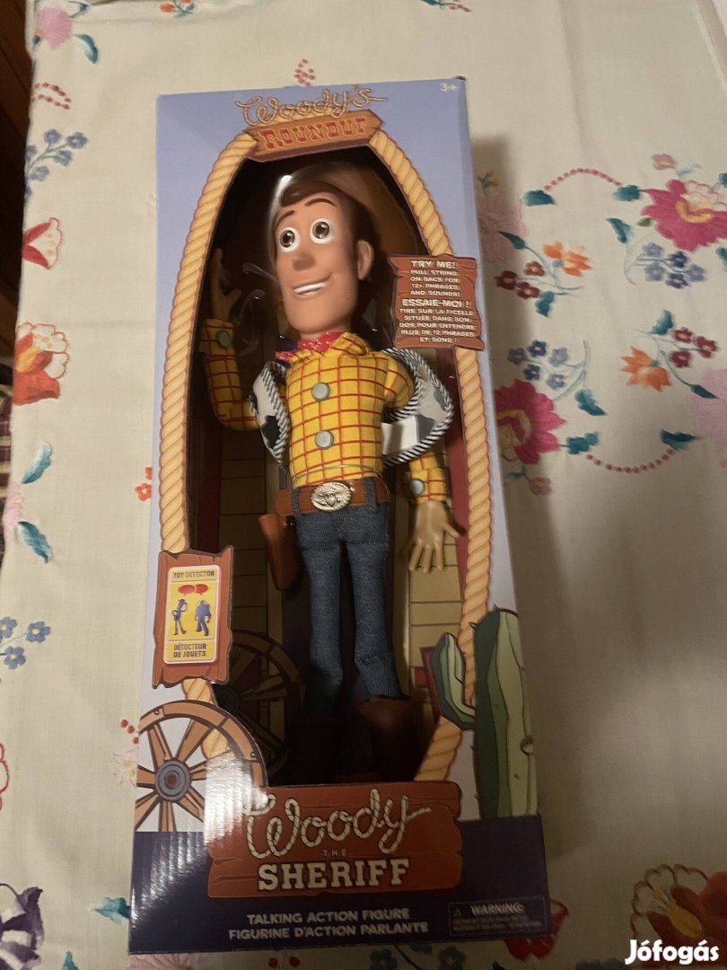 Toy story beszelo Woody figura új,eredeti,bontatlan