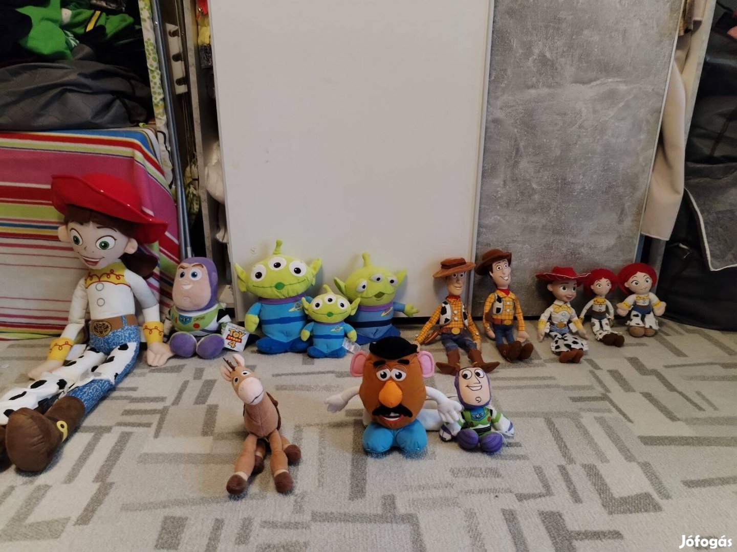 Toy story szemenagy jessy woody buzz űrlény plüss ágynemű Darabra Is