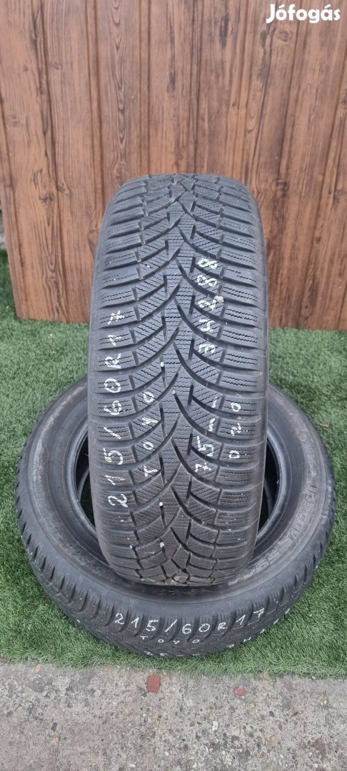 Toyo 215/60 R17 7,5mm 2020-as Téli Gumiabroncs 2db #288