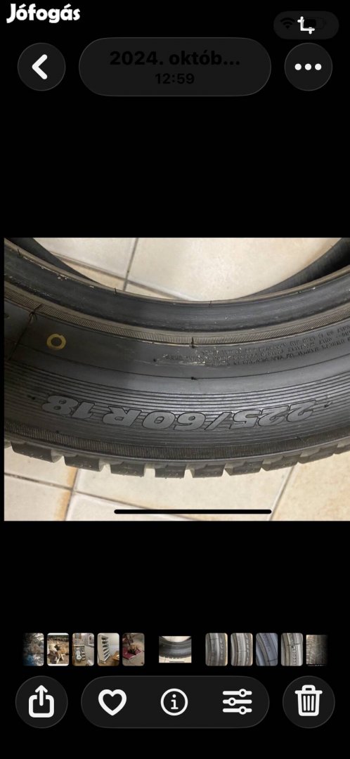 Toyo 225/60 r 18 téligumi