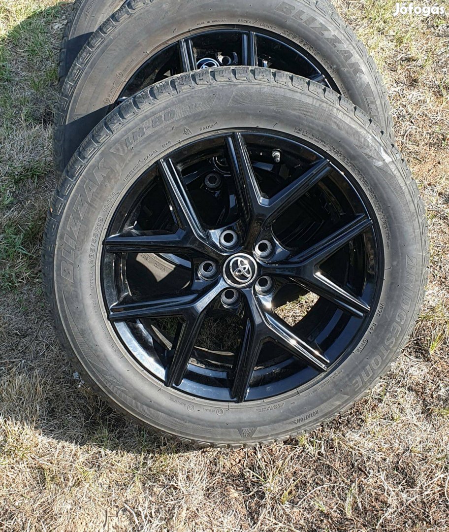 Toyota 18" gyári alufelni plusz téli gumi garnitúra