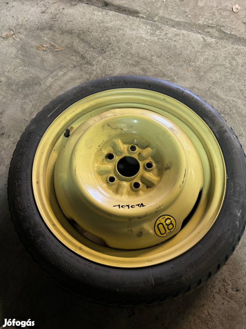 Toyota 5x100 pótkerék mankókerék felni 