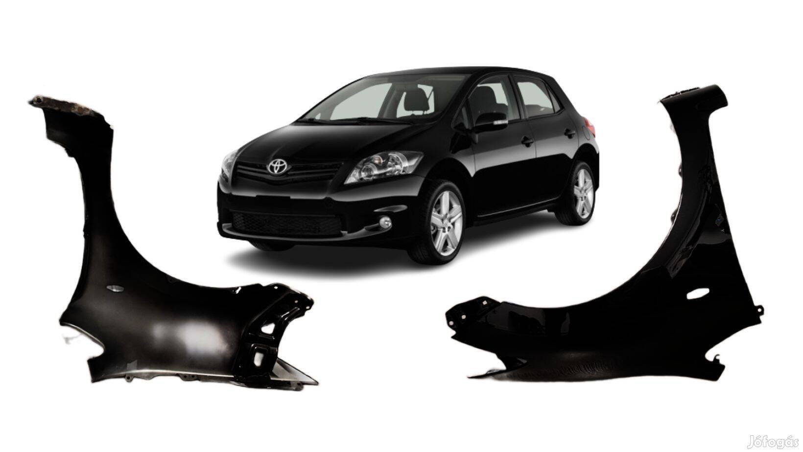 Toyota Auris 1.33 (2011-2017) jobb oldali sárvédő, gyári, felújított