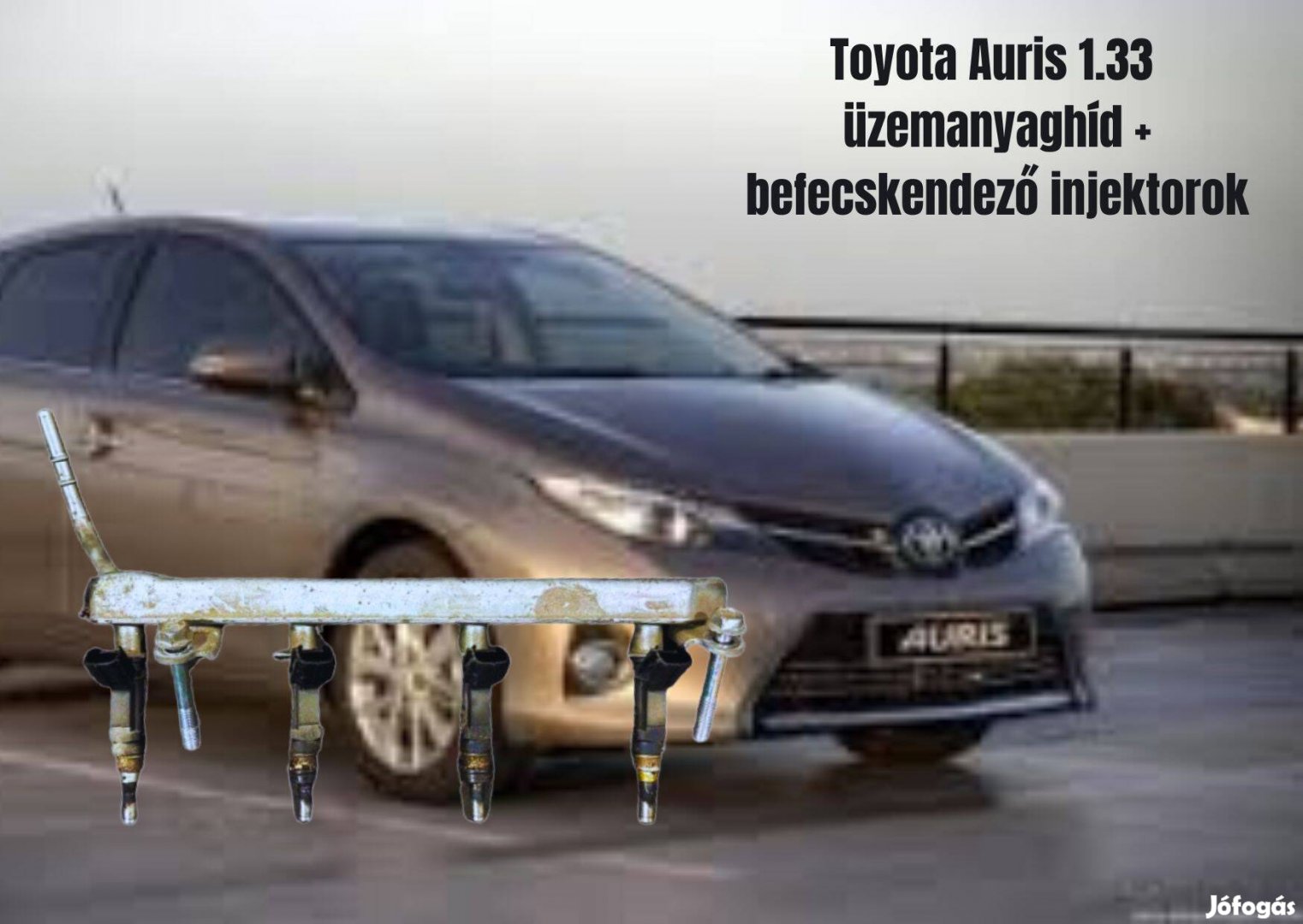 Toyota Auris 1.33 üzemanyag befecskendező injektorok + üzemanyaghíd