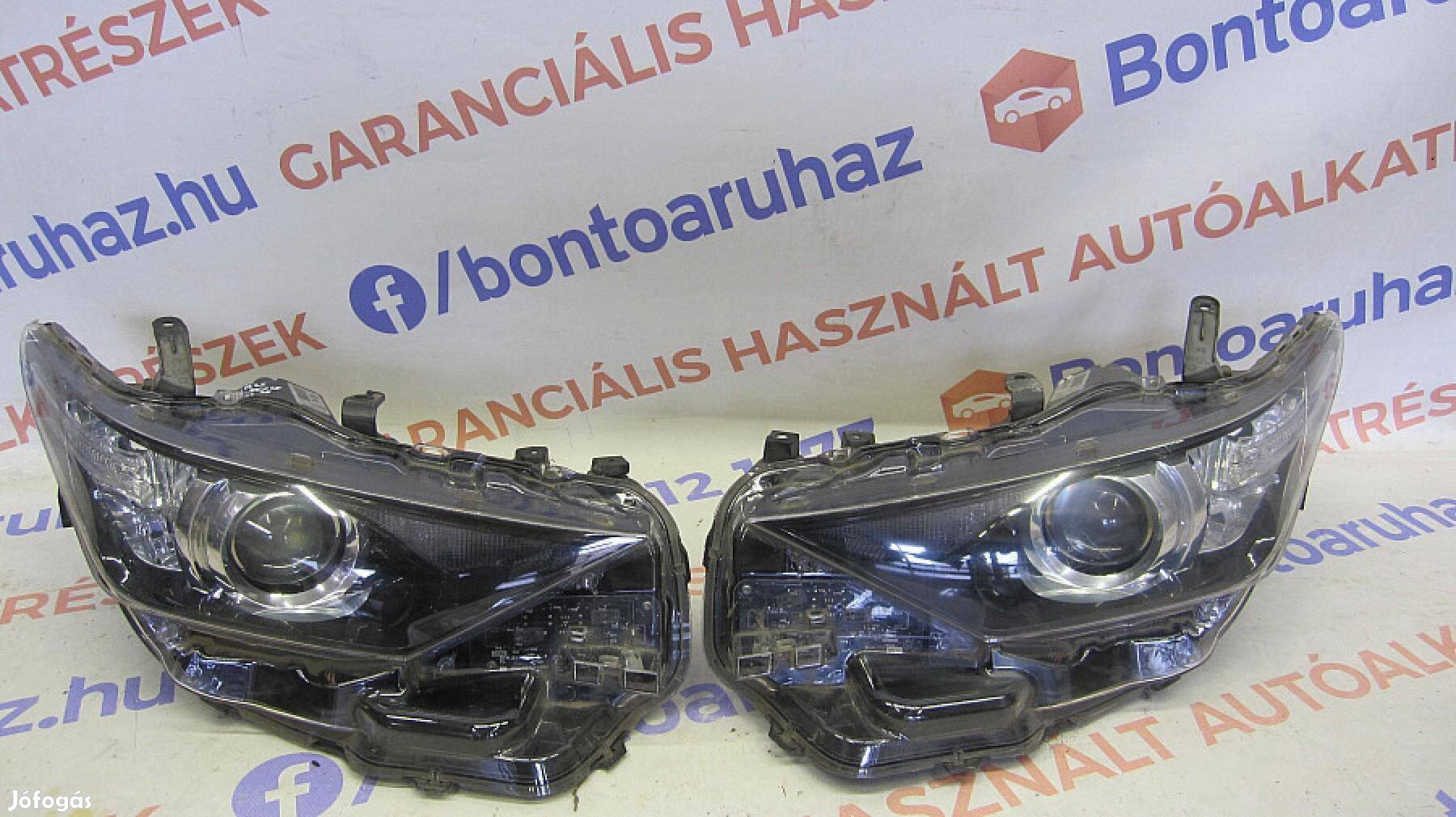Toyota Auris E18 első lámpa pár eladó fül javított