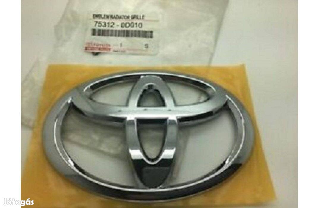 Toyota Auris Embléma bontott eladó. Cikkszám:75312-0D010