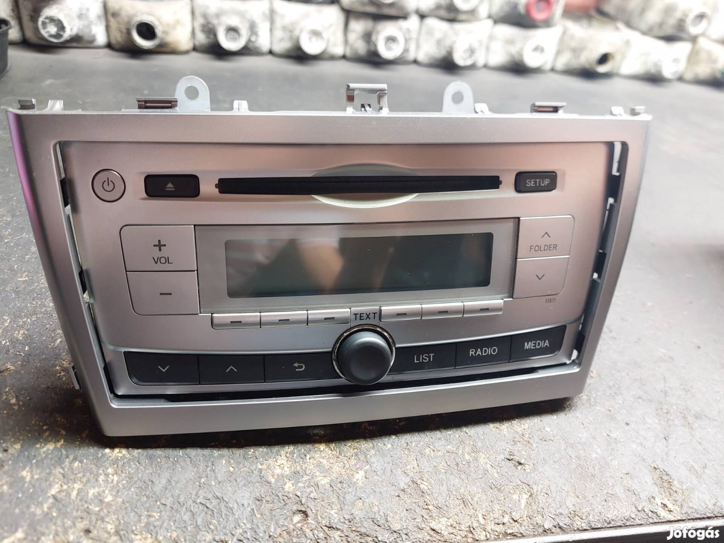 Toyota Avensis 2013 fejegység audio hifi