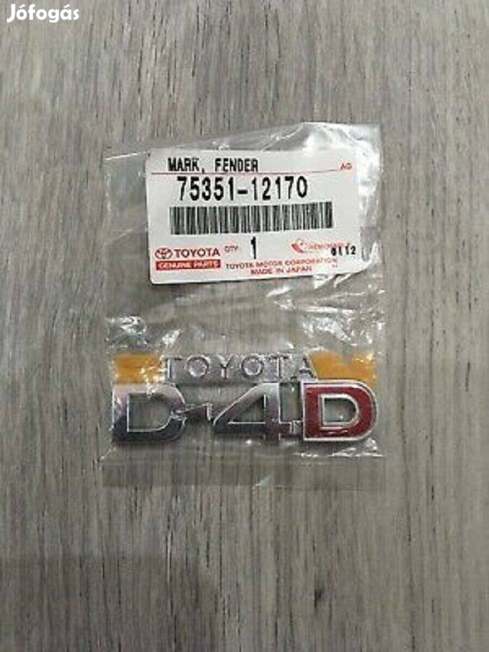 Toyota Avensis D4D Embléma eladó. Cikkszám:75351-12170