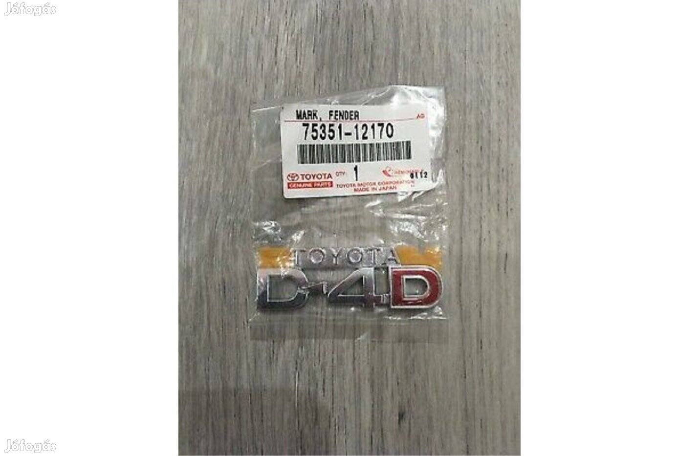 Toyota Avensis Embléma D4D  75351-12170 eladó