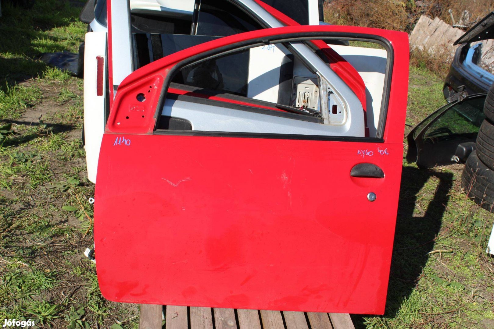 Toyota Aygo 2008 bal első ajtó üres (1140)