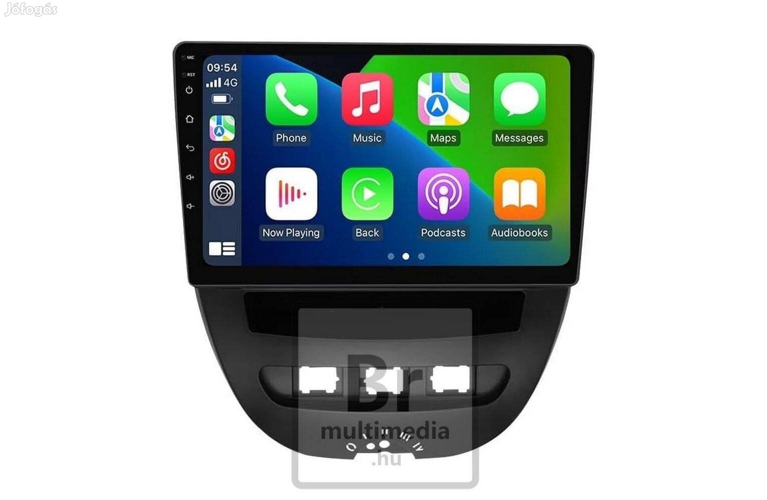 Toyota Aygo 2Din Android Multimédia Rádió Navigáció Fejegység Carplay
