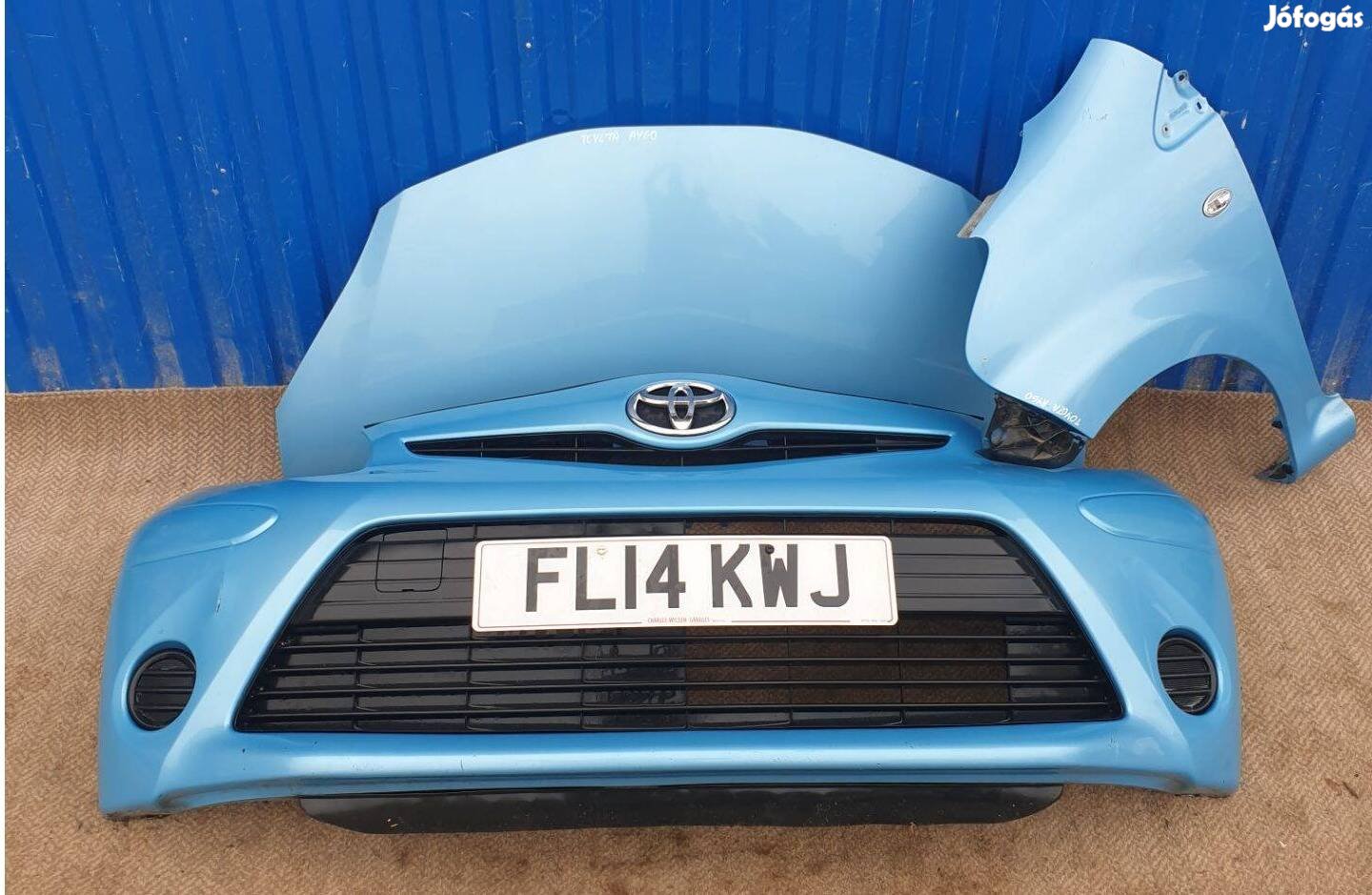 Toyota Aygo AB30 gyári 521190H110 első lökhárító facelift 2012-14