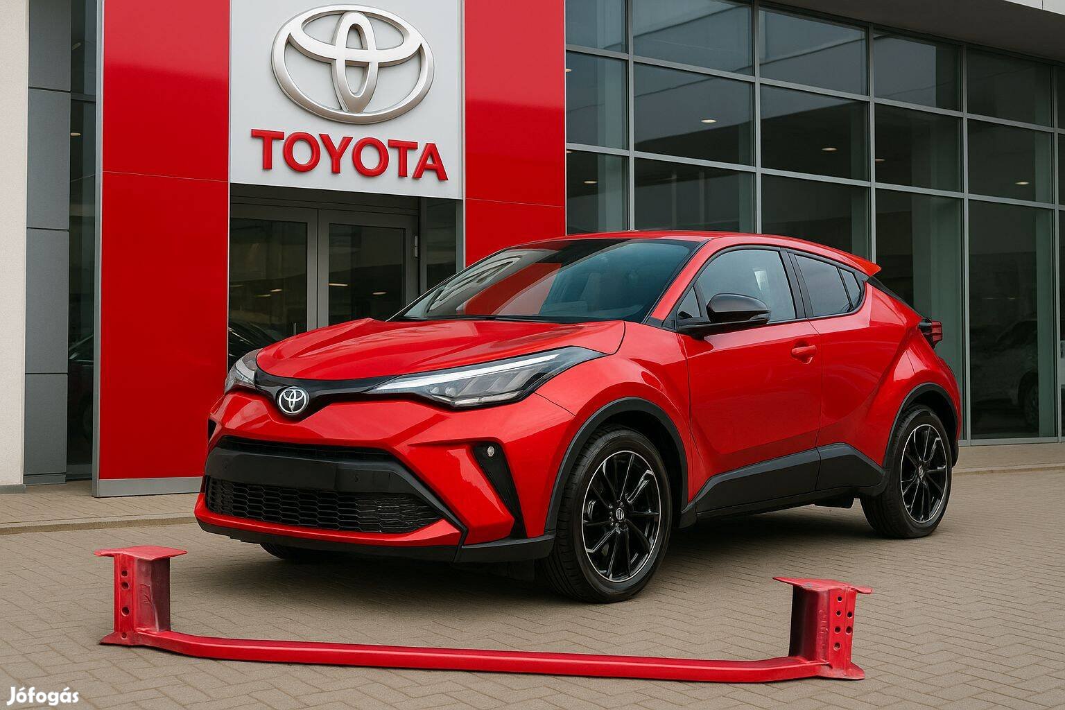 Toyota C-HR X1 hátsó lökhárító merevítő 52171F4020A