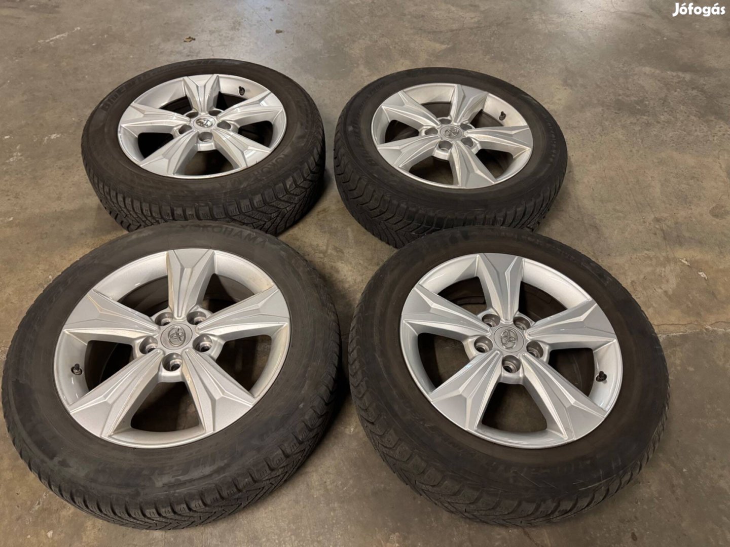 Toyota C-HR alufelni 17 coll, téli gumival, Toyota CHR alufelni
