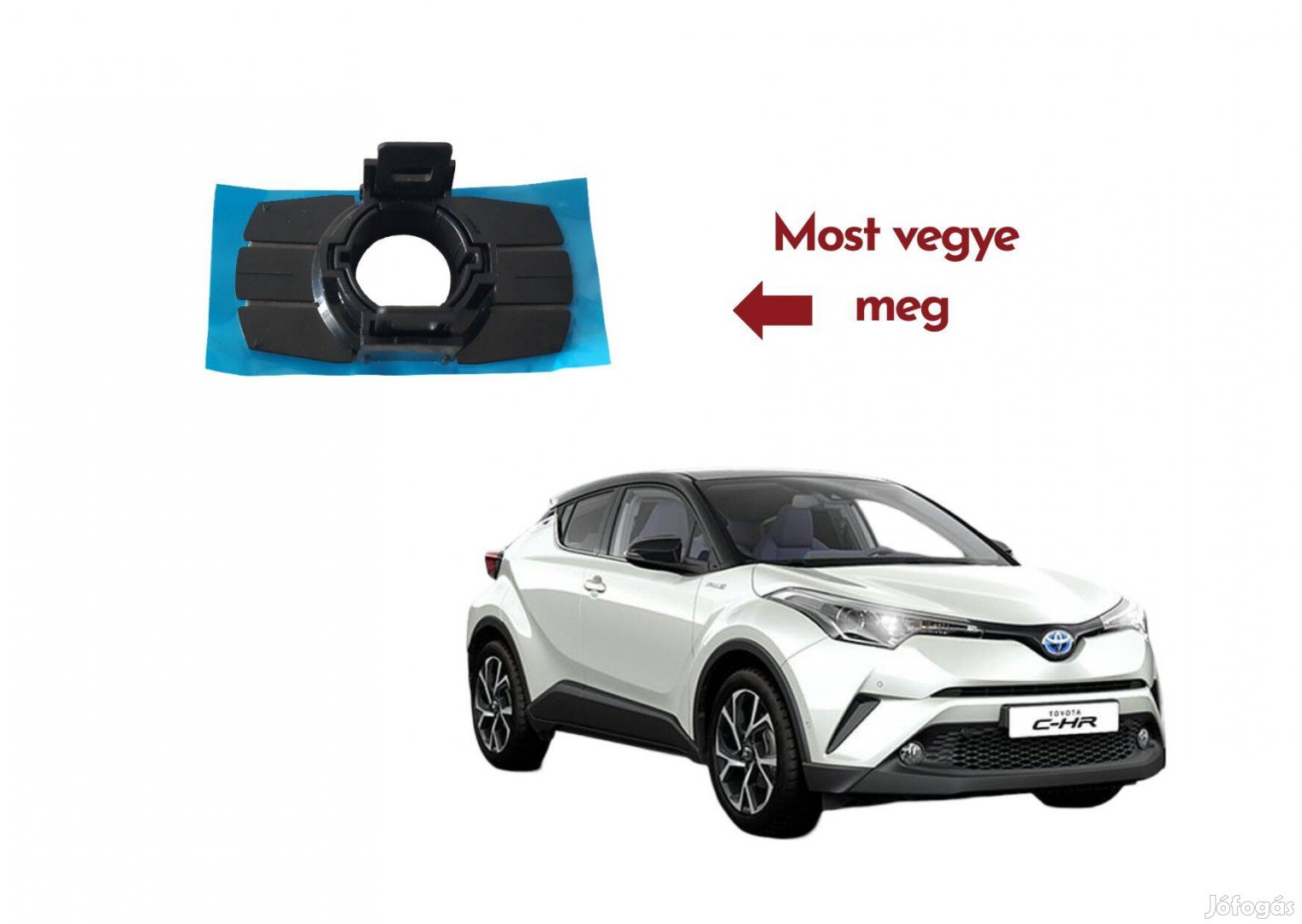 Toyota C-HR hátsó lökhárító PDC szenzor tartó Új