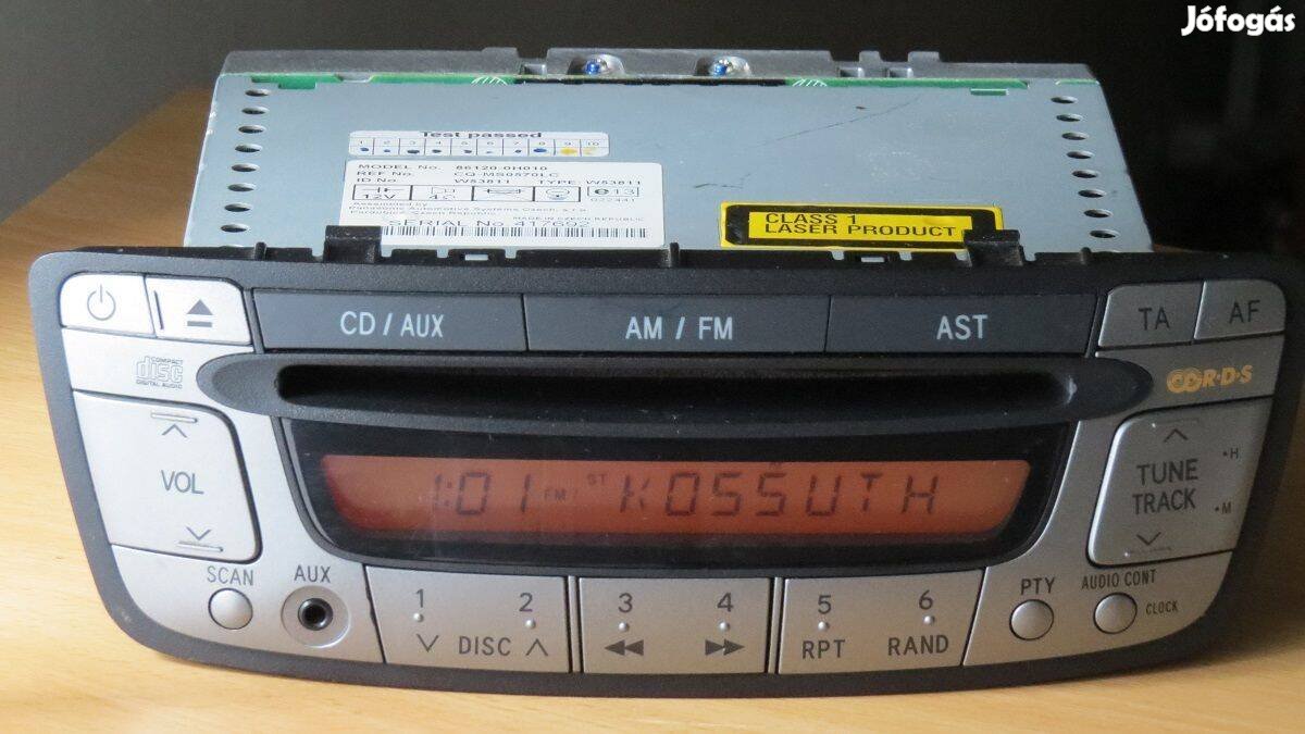 Toyota Citroen Peugeot gyári cd rádió fejegység