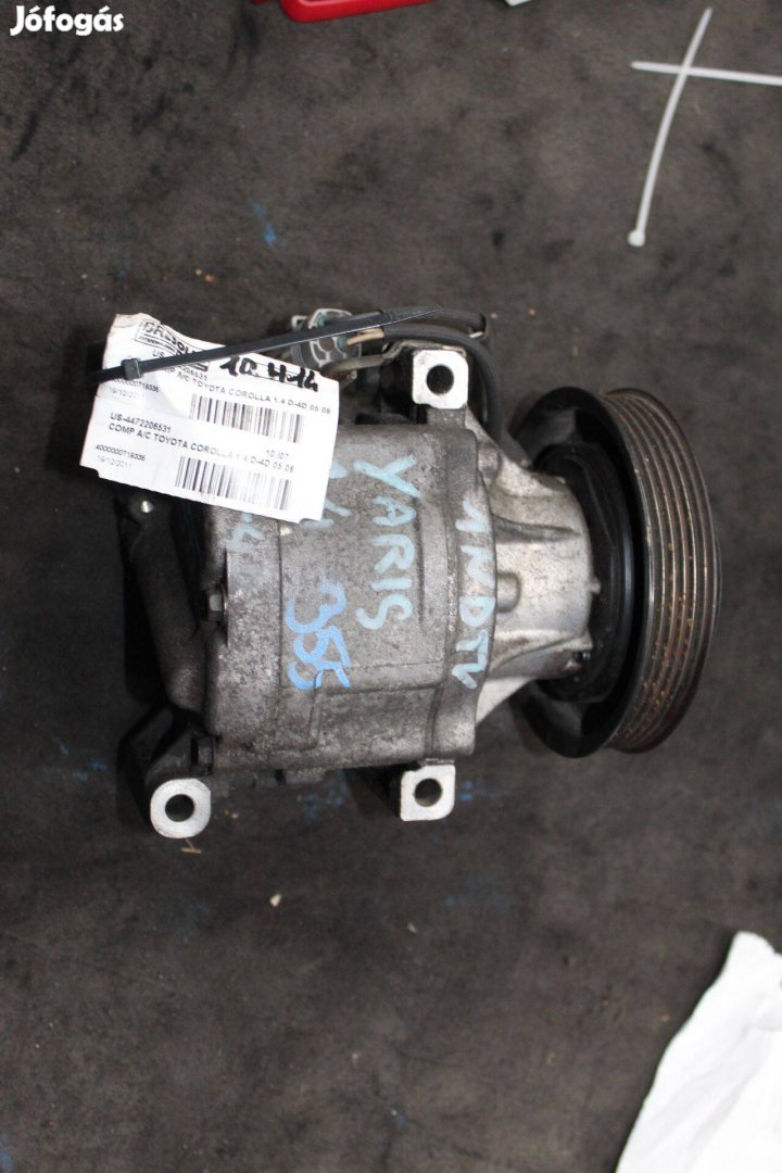 Toyota Corolla 1.4D klímakompresszor (4472206531) (355)
