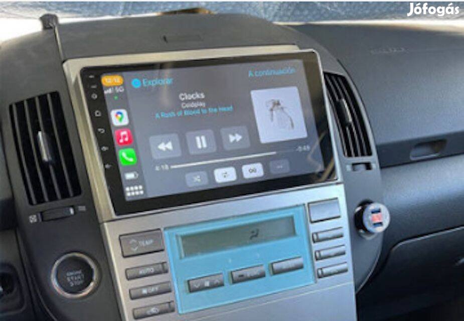 Toyota Corolla Verso Carplay Multimédia GPS Rádió Tolatókamerával