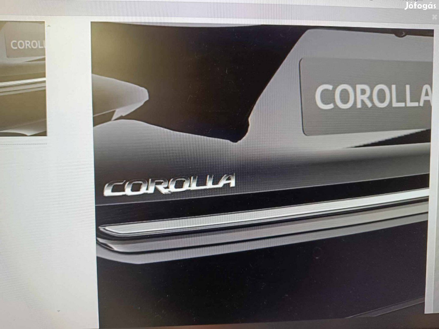 Toyota Corolla csomagtér krómléc, 2019-től, kombi szériákhoz