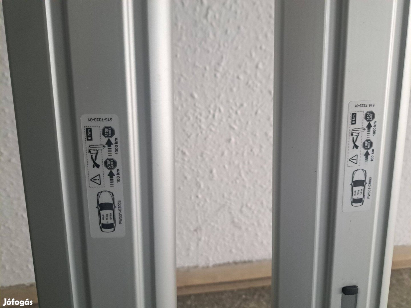 Toyota Corolla gyári tetősín