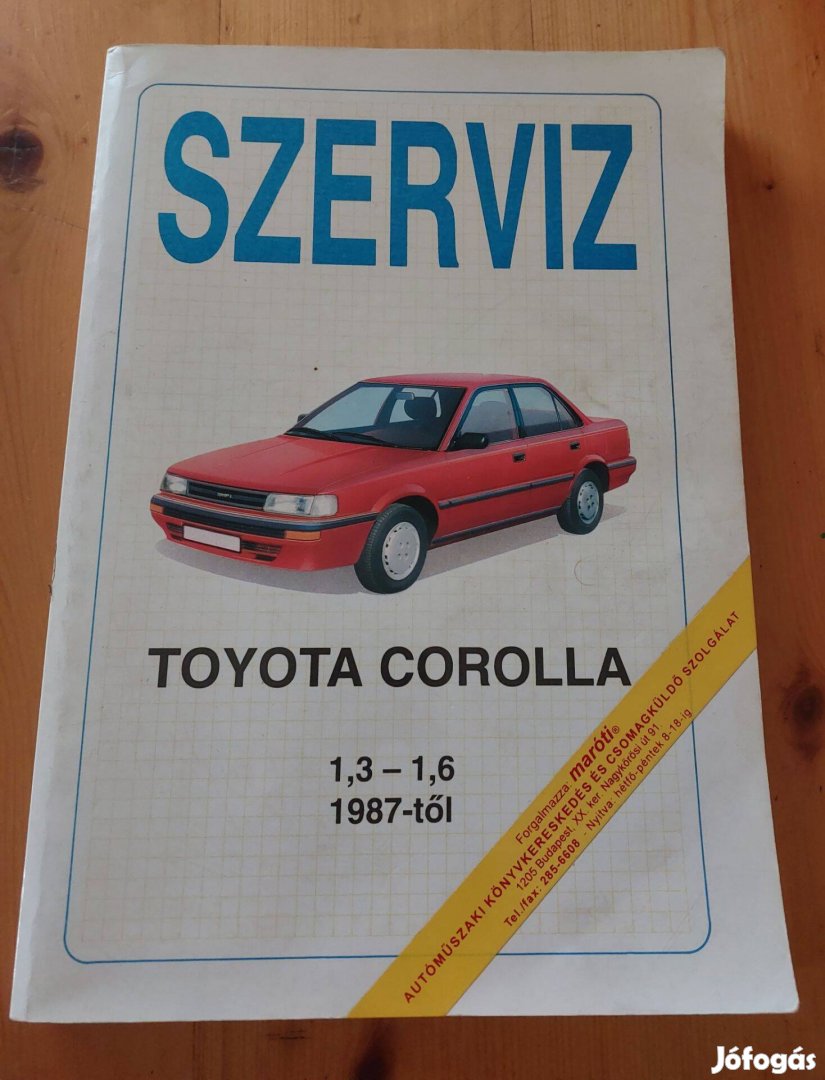 Toyota Corolla könyvek