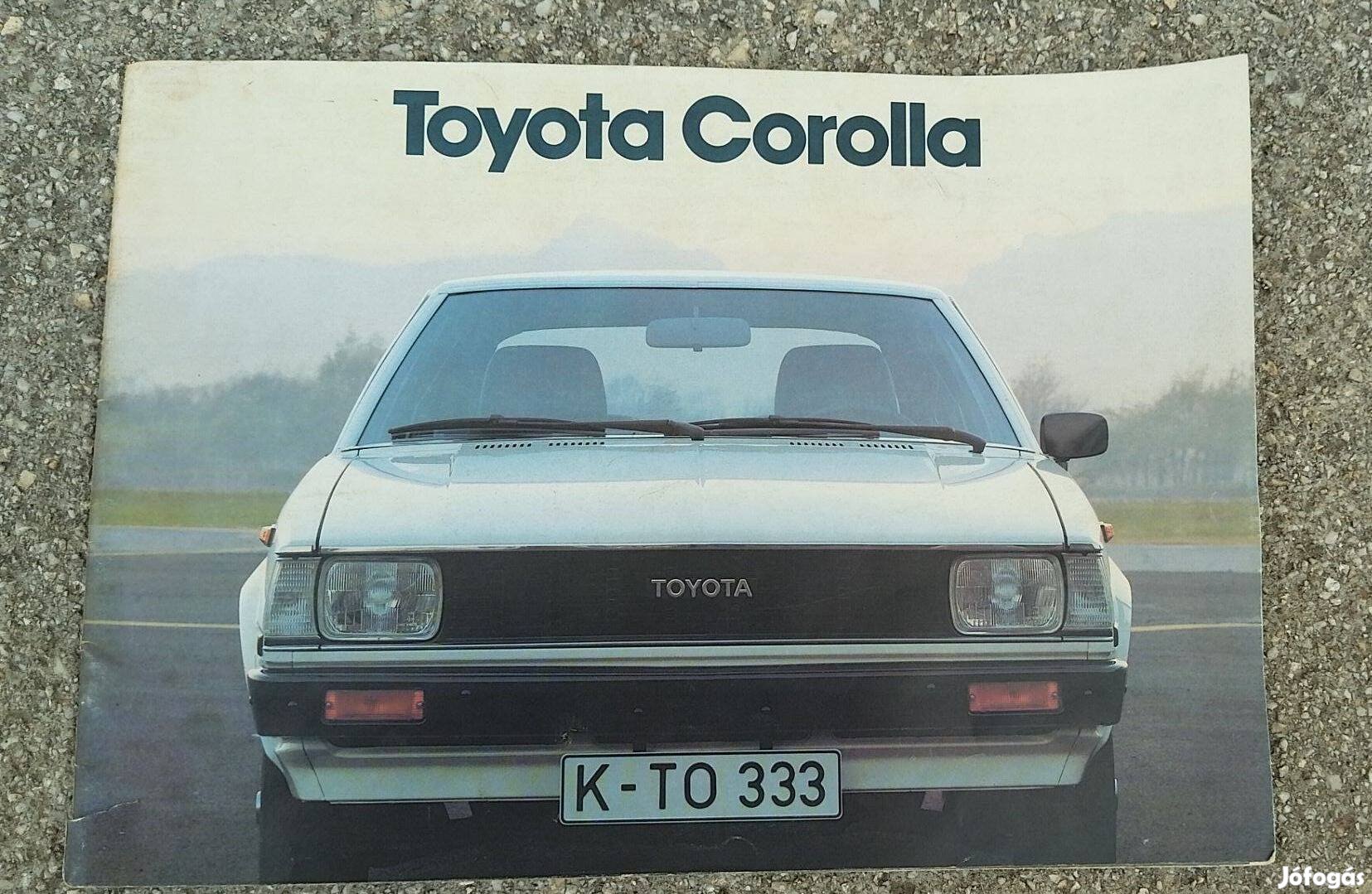 Toyota Corolla retro német magazin olcsó eladó